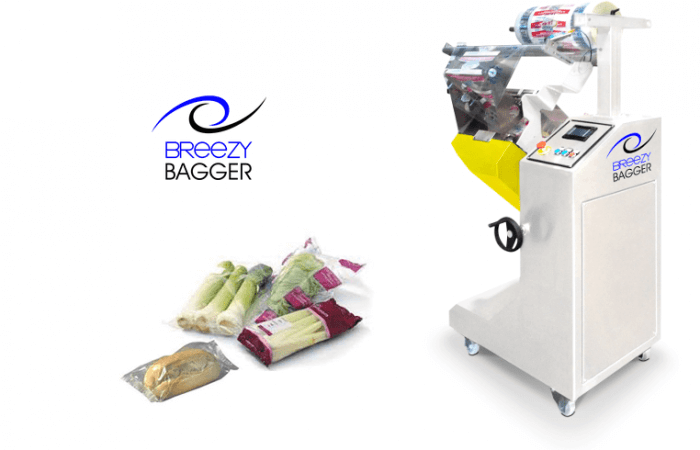 Breezy Bagger machine for bagging products