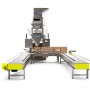 T 25 tote and case weigh filling system with box indexing conveyor