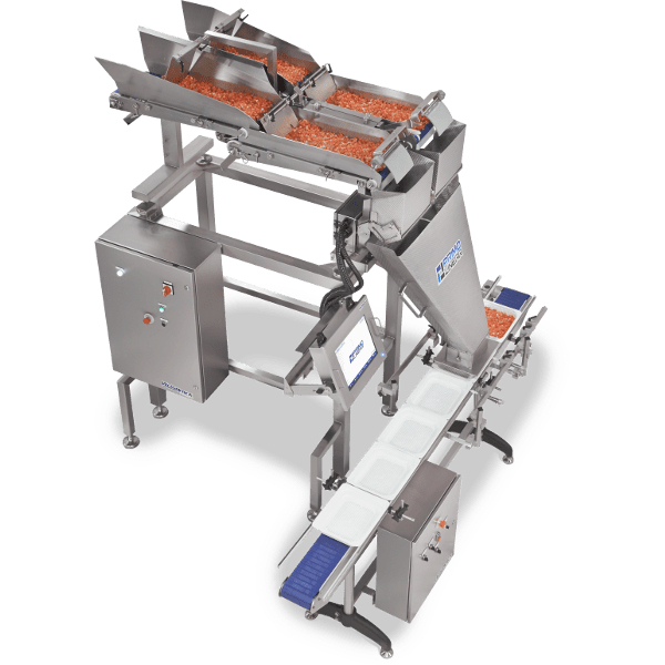 PrimoLinear c10 weigh filling solids for trays