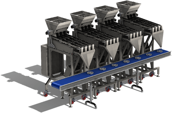 PrimoLinear 5 net weigh filling machine for solids