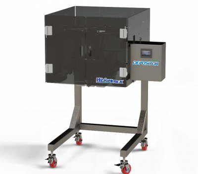 Depositor container filling machine