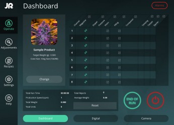 JuanaRoll UI operating system lane status screen