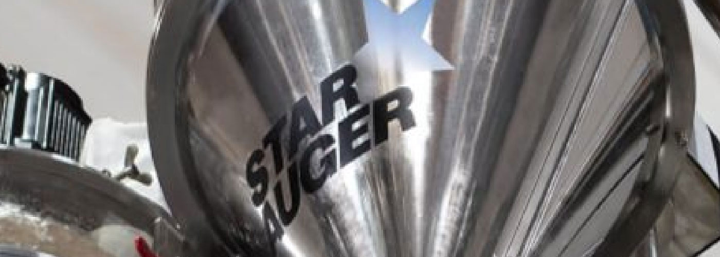 Auger filling machine funnel