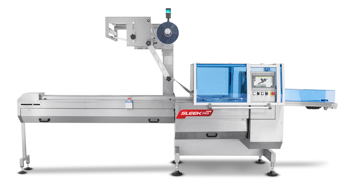 Sleek F65 flow wrapping machine
